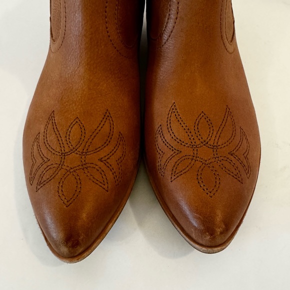 Kork-Ease Prairie Western Leather Booties - Picture 3 of 13